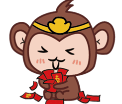 Ingot monkey sticker #9777979