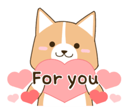 consideration Welsh Corgi Greeting sticker #9778585