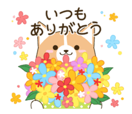 consideration Welsh Corgi Greeting sticker #9778595