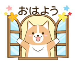 consideration Welsh Corgi Greeting sticker #9778612