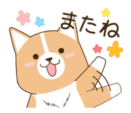 consideration Welsh Corgi Greeting sticker #9778615