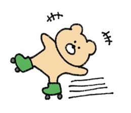 Mr. Bear"Kumao"3 sticker #9778856