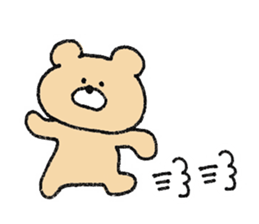 Mr. Bear"Kumao"3 sticker #9778858