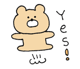 Mr. Bear"Kumao"3 sticker #9778866