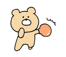 Mr. Bear"Kumao"3 sticker #9778873