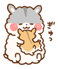 fluffy hamster2 sticker #9779057