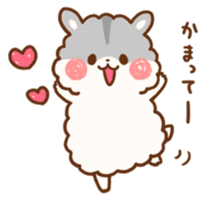 fluffy hamster2 sticker #9779061