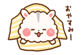 fluffy hamster2 sticker #9779071