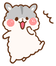 fluffy hamster2 sticker #9779093