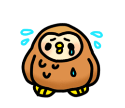 Fluffy owls sticker #9779501