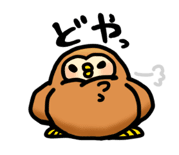 Fluffy owls sticker #9779509