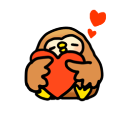 Fluffy owls sticker #9779511