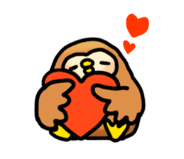 Fluffy owls sticker #9779511