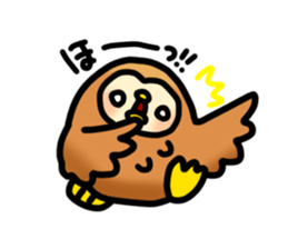 Fluffy owls sticker #9779519