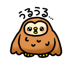Fluffy owls sticker #9779523
