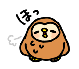 Fluffy owls sticker #9779525