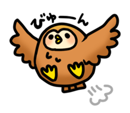 Fluffy owls sticker #9779528