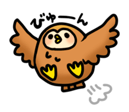 Fluffy owls sticker #9779528