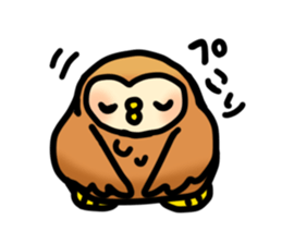 Fluffy owls sticker #9779533