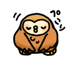 Fluffy owls sticker #9779533