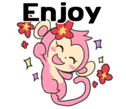 MONTA and MOMOKO'S English Vol.2 sticker #9779591