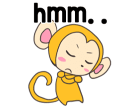 MONTA and MOMOKO'S English Vol.2 sticker #9779605