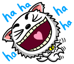 There are only little white dog sticker #9779877