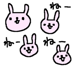 Many many rabbit stickers! sticker #9780136