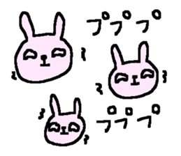 Many many rabbit stickers! sticker #9780138