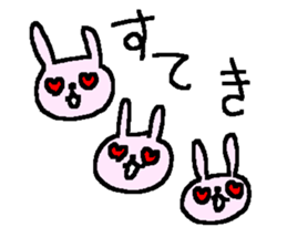 Many many rabbit stickers! sticker #9780140