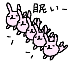 Many many rabbit stickers! sticker #9780145
