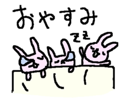 Many many rabbit stickers! sticker #9780149