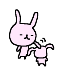 Many many rabbit stickers! sticker #9780153