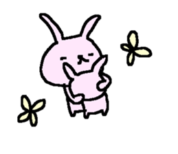 Many many rabbit stickers! sticker #9780156