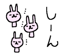 Many many rabbit stickers! sticker #9780167