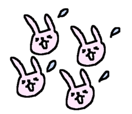 Many many rabbit stickers! sticker #9780171