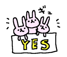 Many many rabbit stickers! sticker #9780174