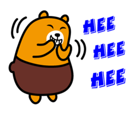 Liu-Lang Bear-Happy Happy Time sticker #9780218