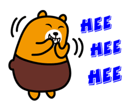 Liu-Lang Bear-Happy Happy Time sticker #9780218