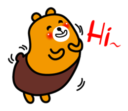 Liu-Lang Bear-Happy Happy Time sticker #9780221