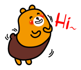Liu-Lang Bear-Happy Happy Time sticker #9780221