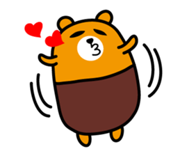 Liu-Lang Bear-Happy Happy Time sticker #9780223