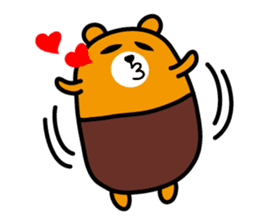 Liu-Lang Bear-Happy Happy Time sticker #9780223