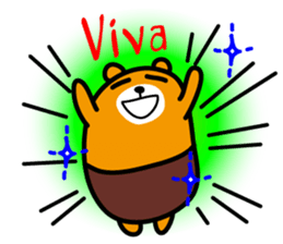 Liu-Lang Bear-Happy Happy Time sticker #9780225