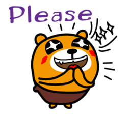 Liu-Lang Bear-Happy Happy Time sticker #9780226
