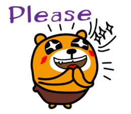 Liu-Lang Bear-Happy Happy Time sticker #9780226