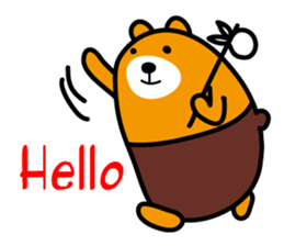 Liu-Lang Bear-Happy Happy Time sticker #9780229