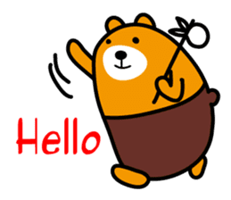Liu-Lang Bear-Happy Happy Time sticker #9780229