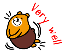 Liu-Lang Bear-Happy Happy Time sticker #9780230