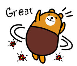 Liu-Lang Bear-Happy Happy Time sticker #9780234